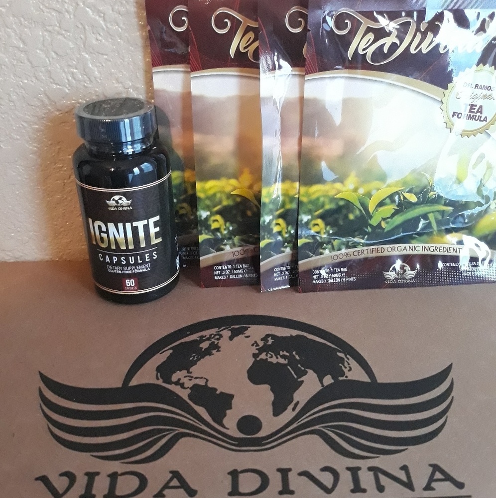 Te divina y capsulas ignite